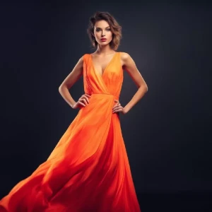 Элегантное платье с цветочным принтом Элегантное платье с цветочным принтом